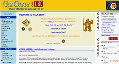 Desktop Screenshot of pack180.org